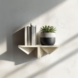 Additional product view of 3D Printed Geometric Book Wall Shelf.