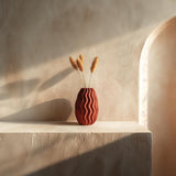 Alternate product view of 3D Printed Organic Wavy Vase.