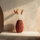 Product gallery view of 3D Printed Organic Wavy Vase.