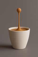 Product detail view of 3D Printed Floating Espresso Sculpture.