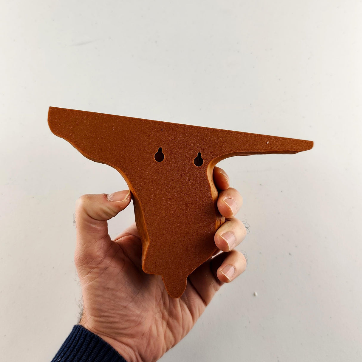 Alternate gallery view of 3D Printed Tree Root Wall Shelf.