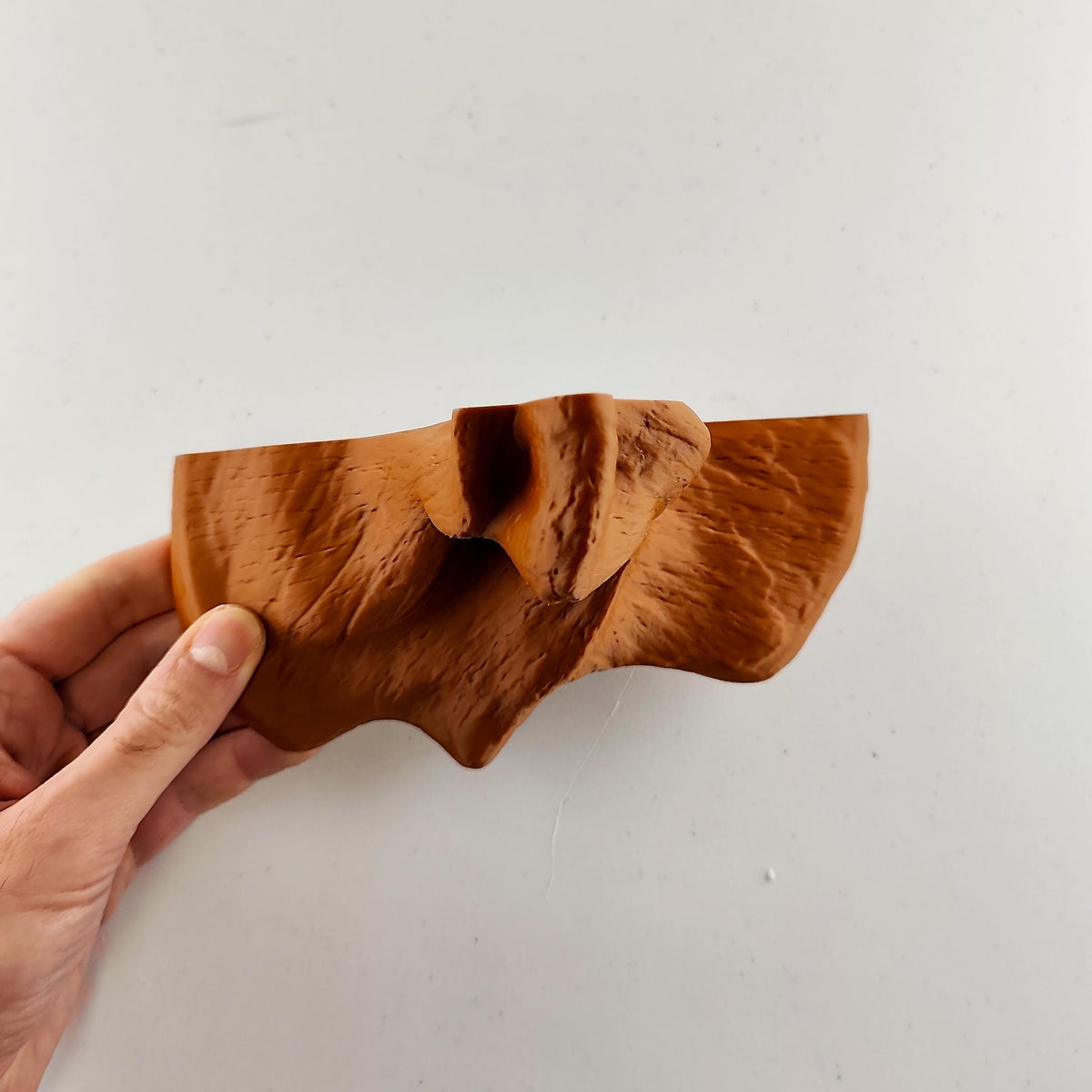 Product detail view of 3D Printed Tree Root Wall Shelf.