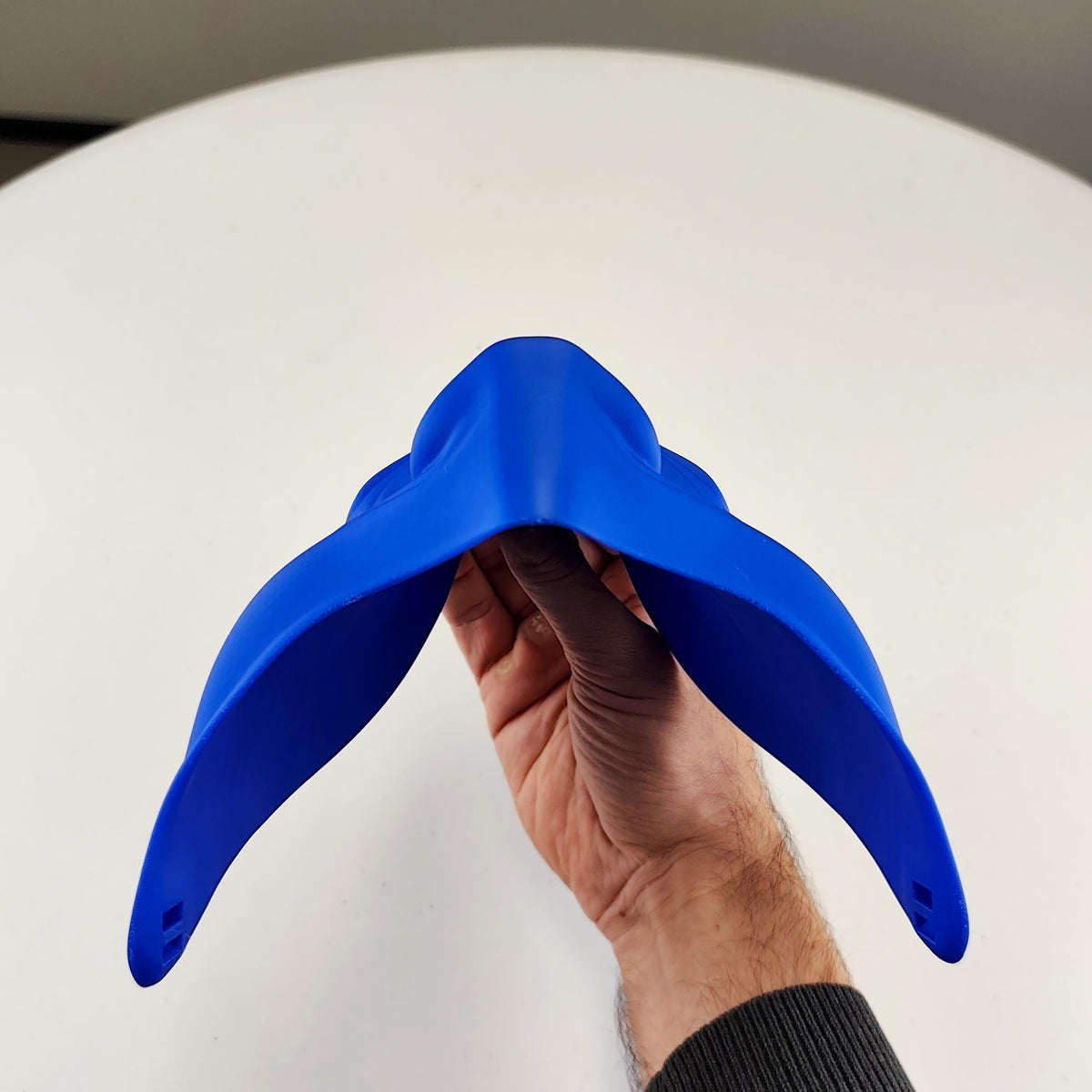 Product gallery view of 3D Printed Oni Samurai Half Face Mask.