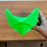 Product detail view of 3D Printed Futuristic Alien Cosplay Mask.