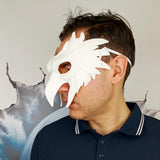 Product gallery view of Bird Mask | Feathered Raven Cosplay Mask | Halloween Costume Mask.