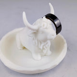Alternate product view of 3D Printed Highland Cow Jewelry Dish.