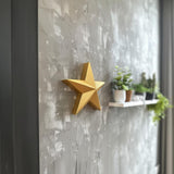 Alternate product view of 3D Printed Geometric Star Wall Sculpture.