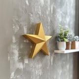 Product gallery view of 3D Printed Geometric Star Wall Sculpture.