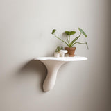 Product detail view of 3D Printed Minimalist Mushroom Wall Shelf.