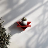 3D Printed Triangle Altar Wall Shelf shown in the product image.