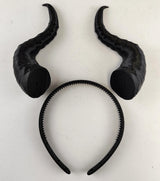 Alternate product view of 3D Printed Gothic Demon Horns Costume Set.