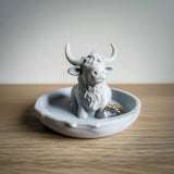 Additional product view of 3D Printed Cow Ring and Jewelry Dish.