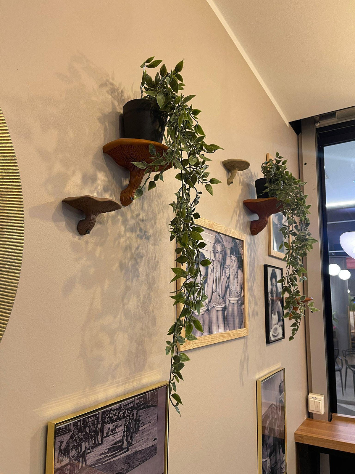 Alternate product view of 3D Printed Fungi Wall Shelf.