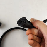 Alternate product view of Subtle 3D Printed Demon Horns.