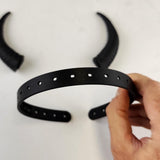 Product gallery view of Subtle 3D Printed Demon Horns.