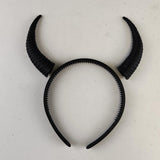 Product presentation view of Subtle 3D Printed Demon Horns.