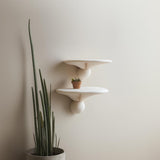 Additional product view of 3D Printed Honey Mushroom Shelf Pair.