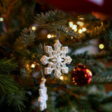 Alternate product view of 10-Piece 3D Printed Snowflake Ornament Set.