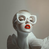 Product gallery view of 3D Printed Cat Eye Glasses.