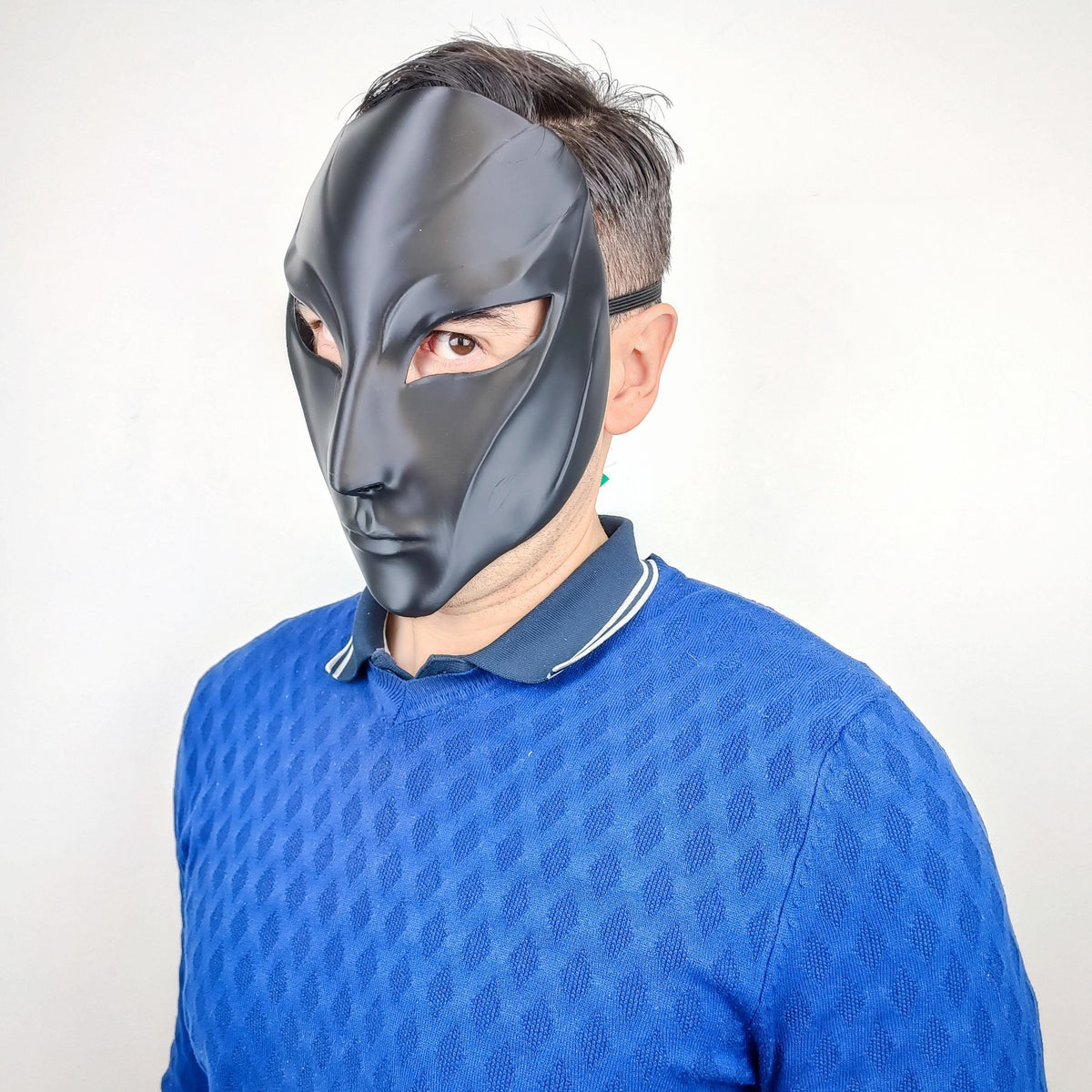 Product gallery view of 3D Printed Phantom Assassin Mask.