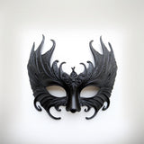 Product gallery view of 3D Printed Gothic Masquerade Half Mask.