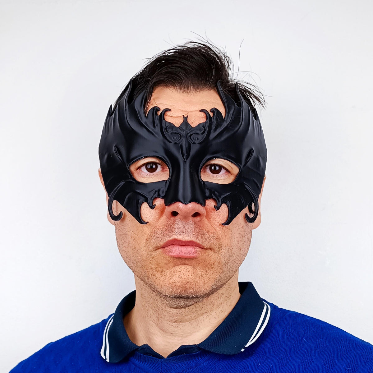 Alternate gallery view of 3D Printed Gothic Masquerade Half Mask.