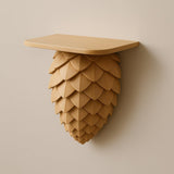 Alternate gallery view of 3D Printed Pinecone Wall Shelf.