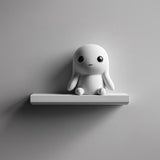 Product gallery view of 3D Printed Bunny Character Wall Shelf.