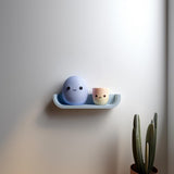 Alternate product view of 3D Printed Egg Friends Wall Shelf.