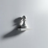 Alternate product view of 3D Printed Chess Pawn Wall Shelf.
