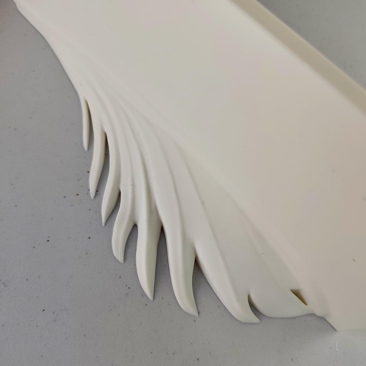 Product gallery view of 3D Printed Feather Wall Shelf.