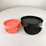 Product presentation view of 3D Printed Circular Frame Wall Shelf.