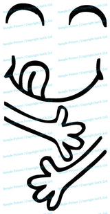Product gallery view of Kitchen Fridge Door Vinyl Cute Sticker.