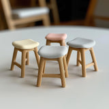 3D Printed 1:12 Dollhouse Stool Set of 4 shown in the product image.
