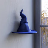 Product gallery view of 3D Printed Pointed Wizard Hat Wall Shelf.