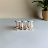 Additional product view of 3D Printed 1:12 Bar Stool Set of 3.