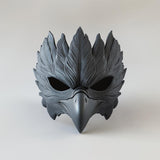 Additional product view of 3D Printed Black Raven Beak Cosplay Mask.