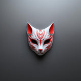 Additional product detail of 3D Printed Fox Mask.