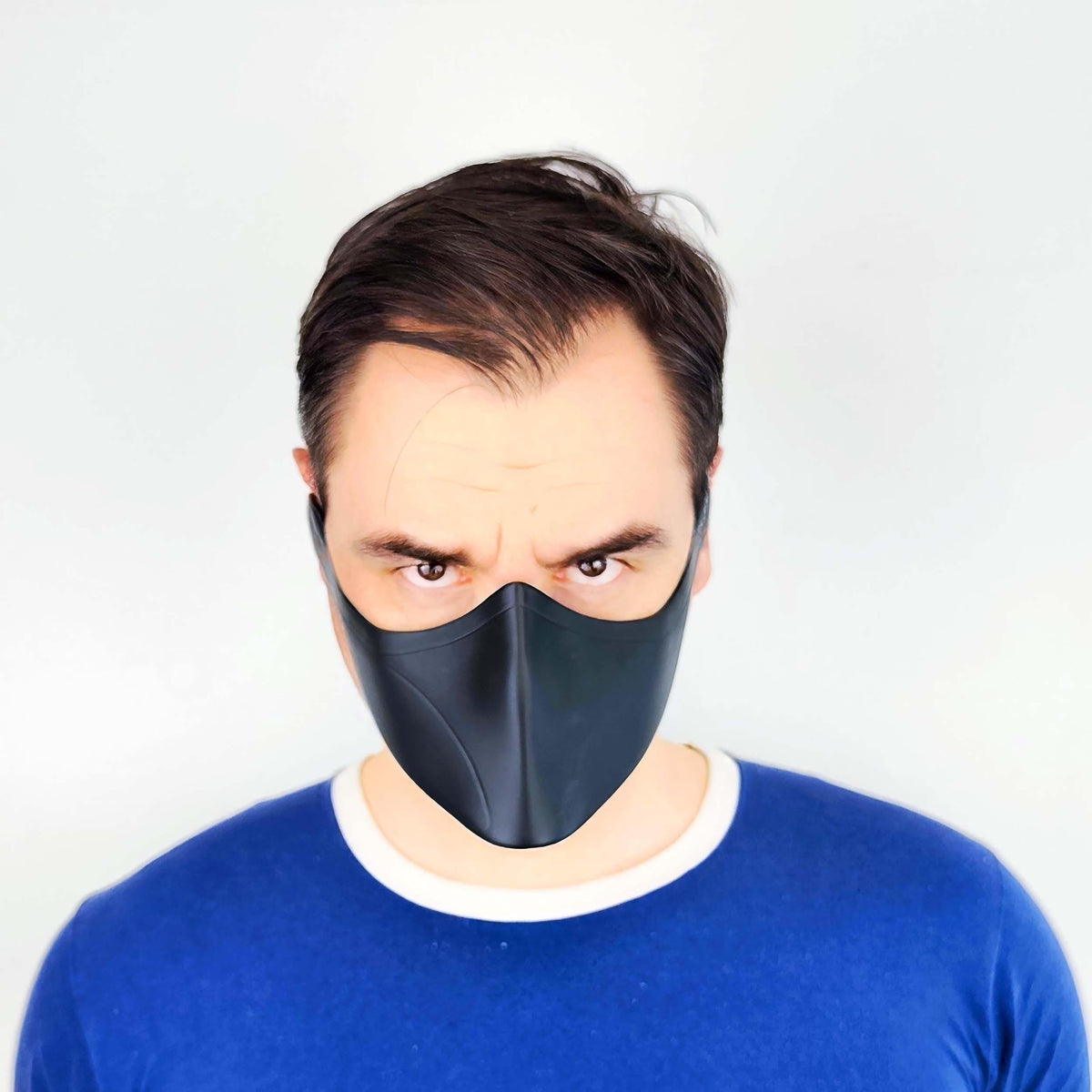 Alternate gallery view of 3D Printed Futuristic Half Mask.