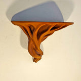 Alternate product view of 3D Printed Tree Root Wall Shelf.