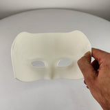 Product presentation view of 3D Printed Half Face Craft Mask.