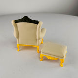 Alternate gallery view of 3D Printed 1:12 Victorian Chair and Ottoman.