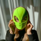 Additional product view of 3D Printed Futuristic Alien Costume Mask.