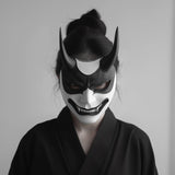 Additional product view of 3D Printed Japanese Oni Samurai Mask.