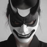 Alternate gallery view of 3D Printed Japanese Oni Samurai Mask.