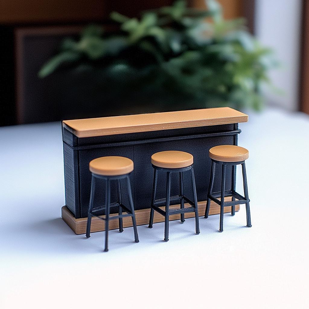 Product gallery view of Miniature Bar Counter Set 1.