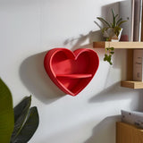 3D Printed Heart Wall Shelf shown in the product image.