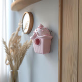 Alternate product view of 3D Printed Cupcake Birdhouse Wall Art.