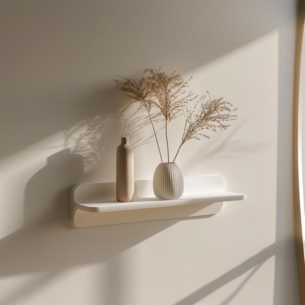 Additional product view of 3D Printed Small Wall Shelf.