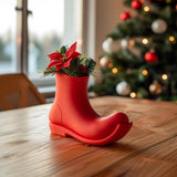 Additional product view of 3D Printed Christmas Boot Vase.